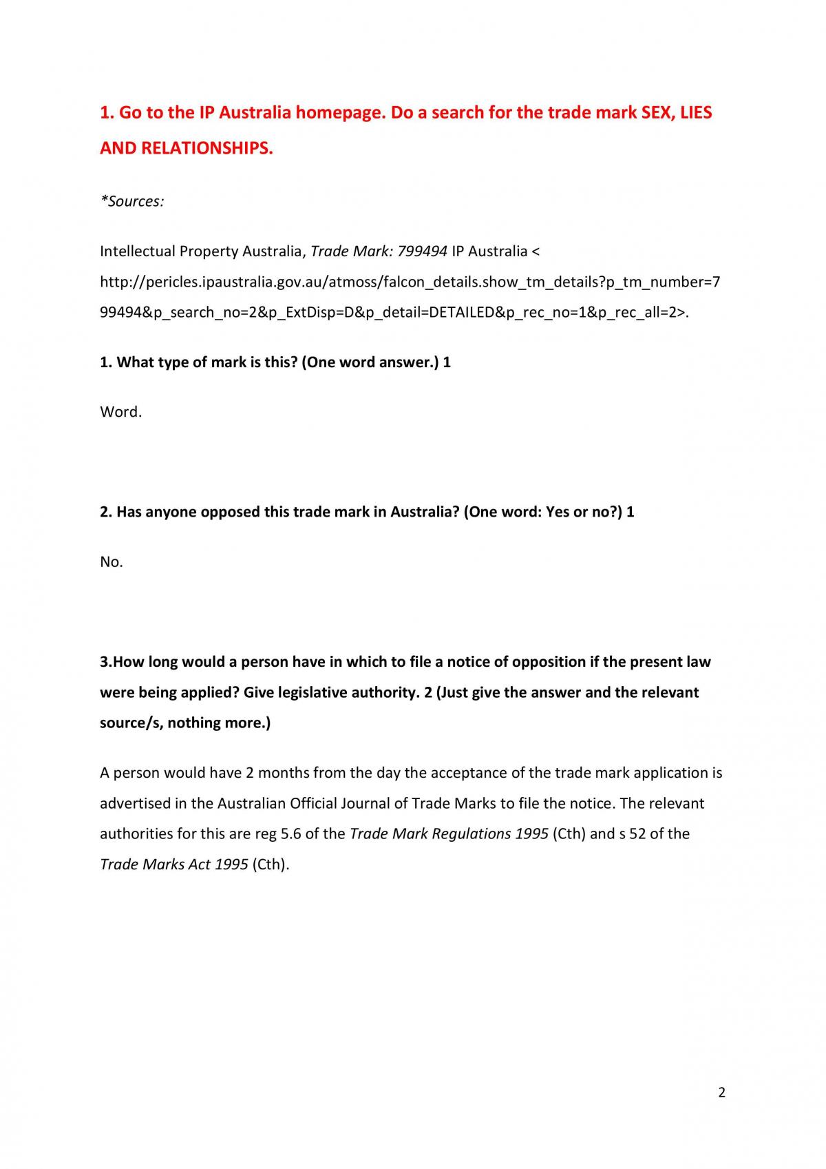MLL410 Assignment 1 - Page 2