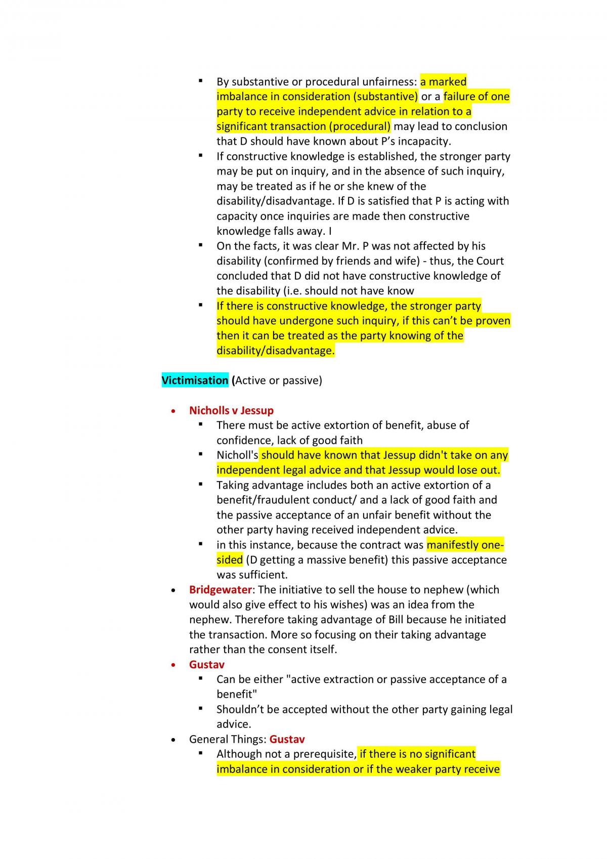 LAWS202 Full Summary Notes - Page 26