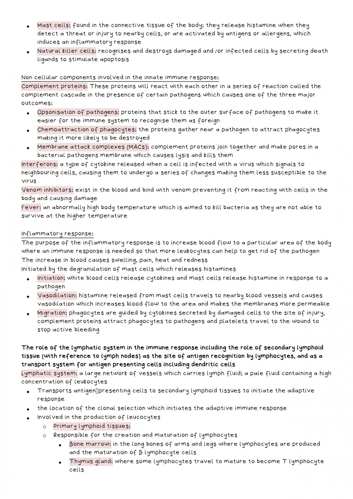 Unit 3 Biology Notes - Page 24