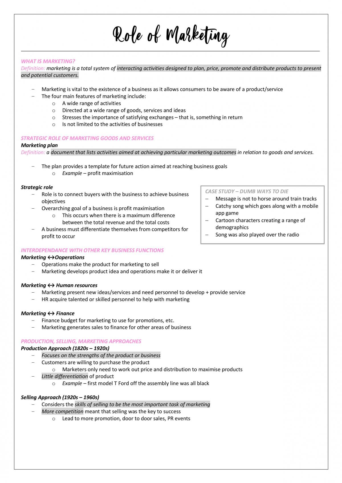 Marketing Study Notes - Page 2