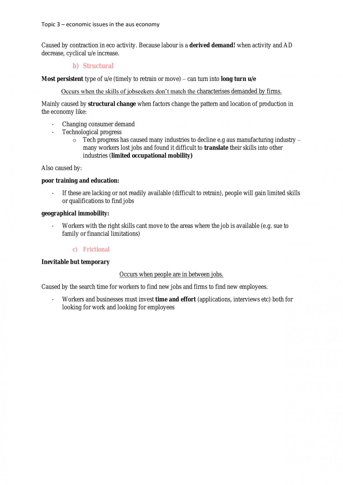 Topic 3 Economics Notes  - Page 12