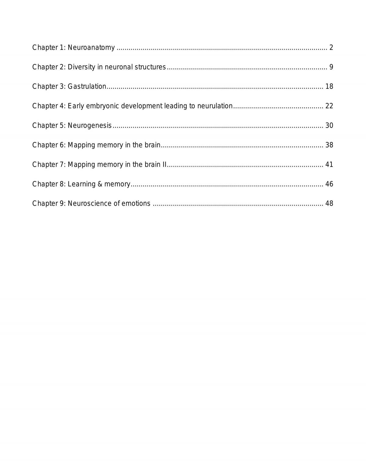 Neuroscience complete study notes - Page 2