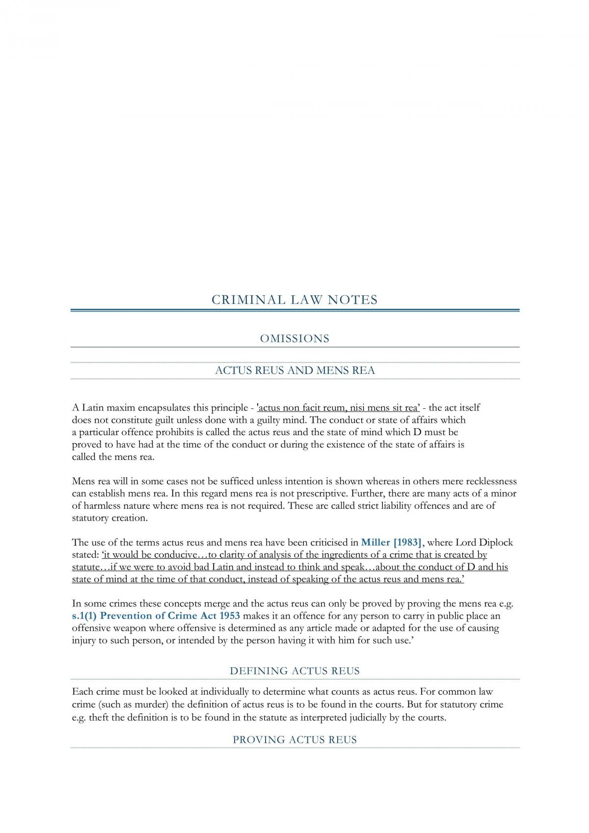 Criminal Law Notes - Page 2