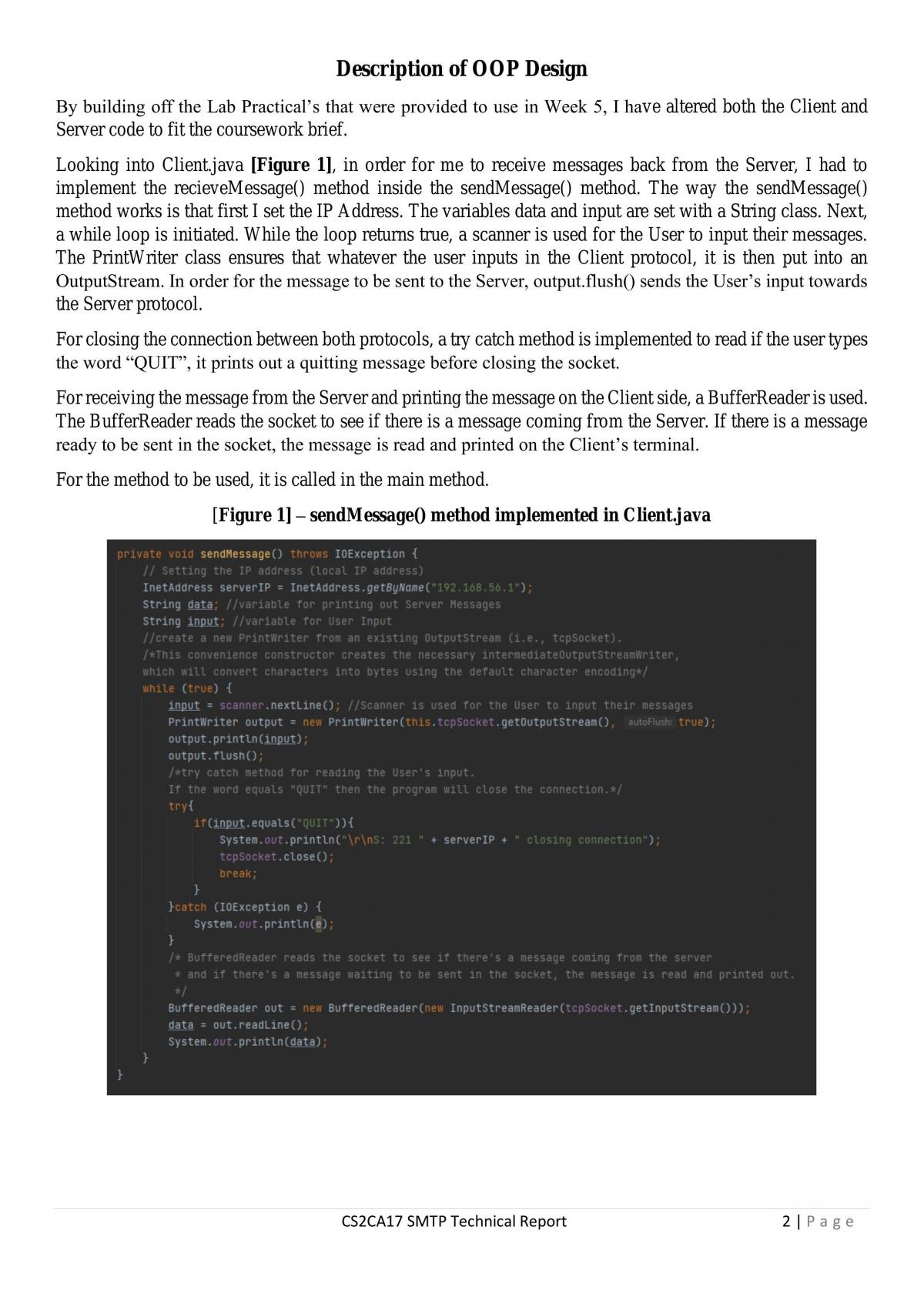 Mail Transfer Protocol Technical Report - Page 2