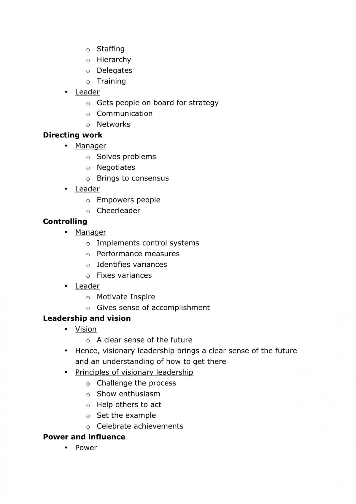 Introduction to Management Study Notes - Page 40