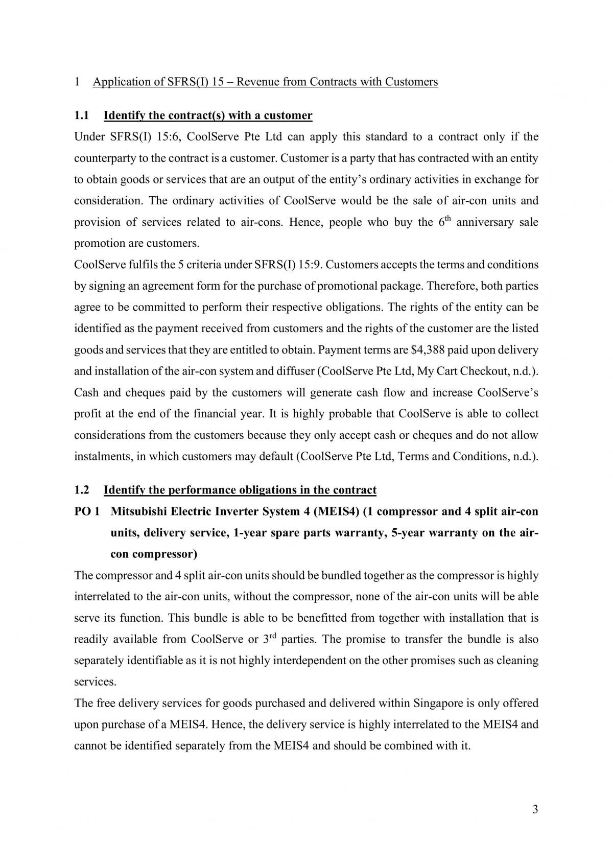 Accounting I Assignment for CoolServe - Page 2