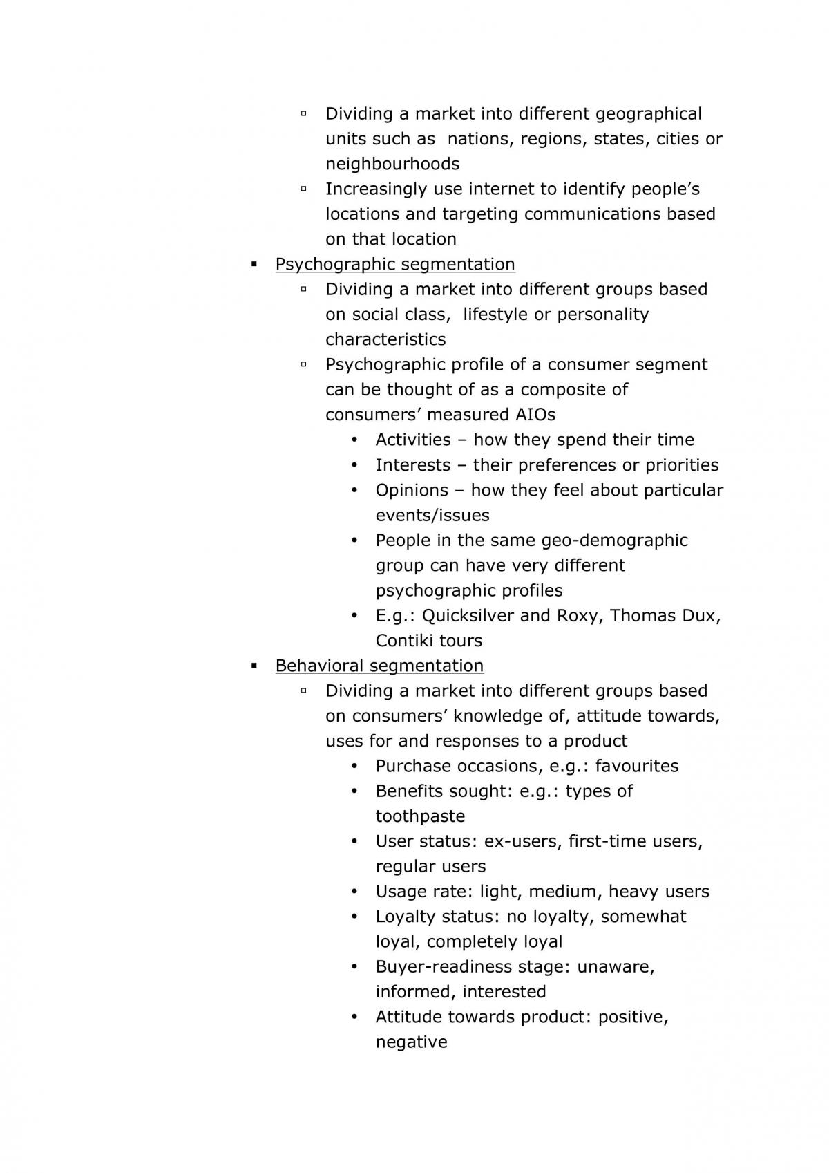 Principles of Marketing Study Notes - Page 41