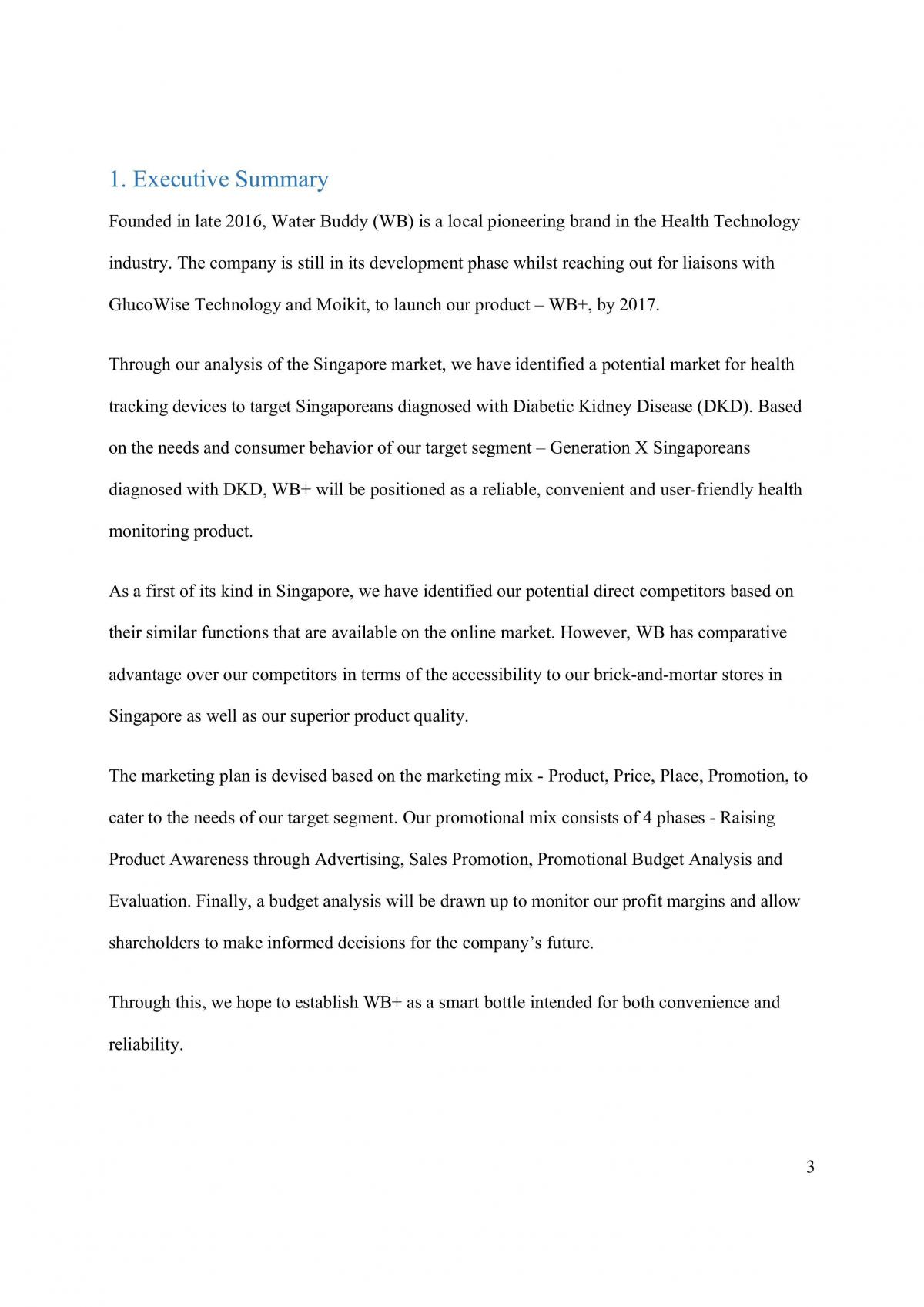 AB1501 Marketing Plan - Page 2