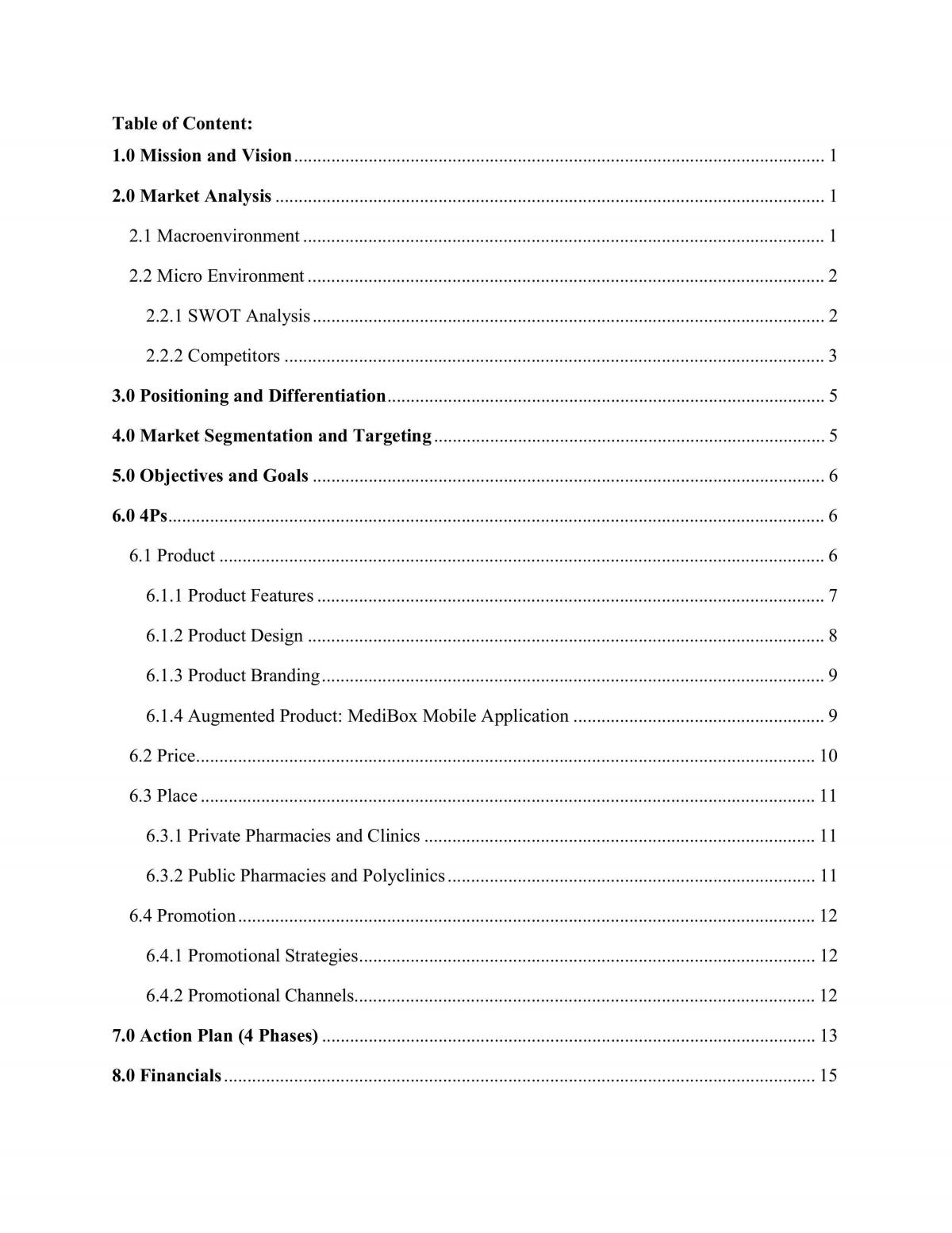 AB1501 Marketing - 4Ps - Page 2