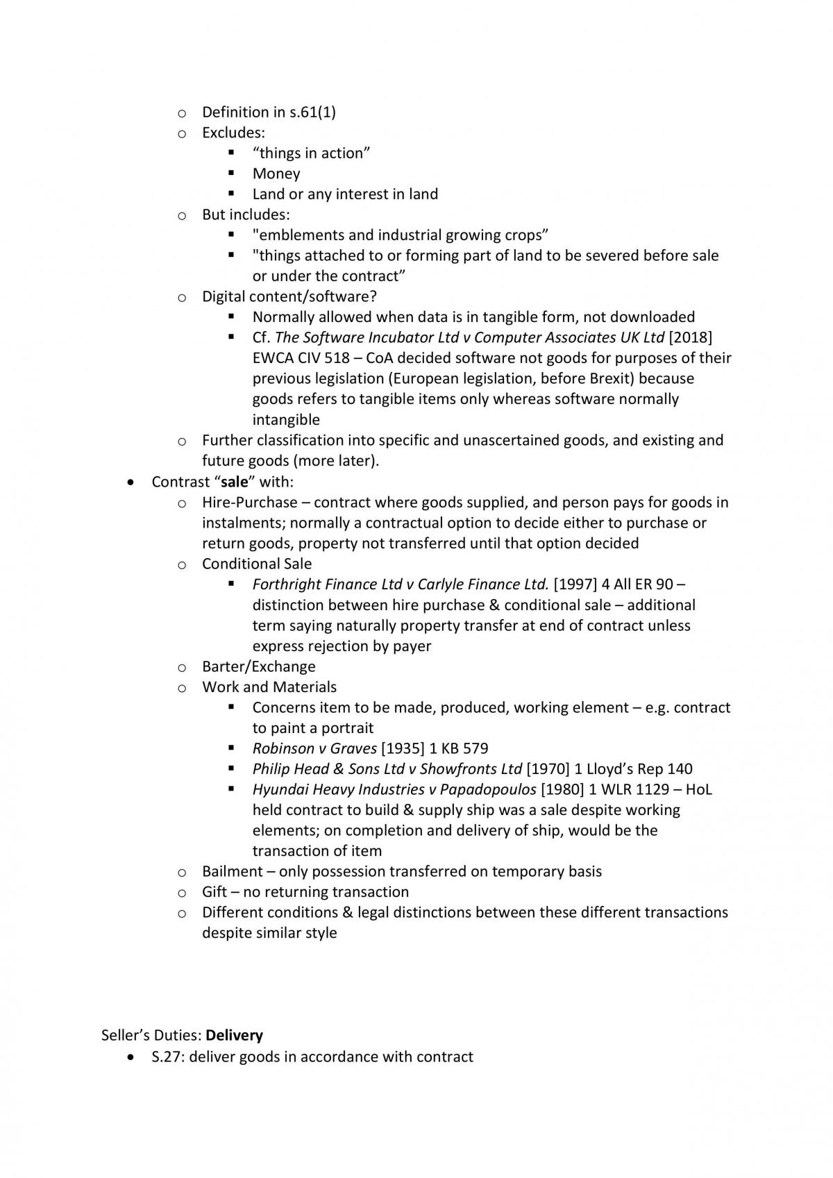 Foundations of Commercial Law Study Notes - Page 31