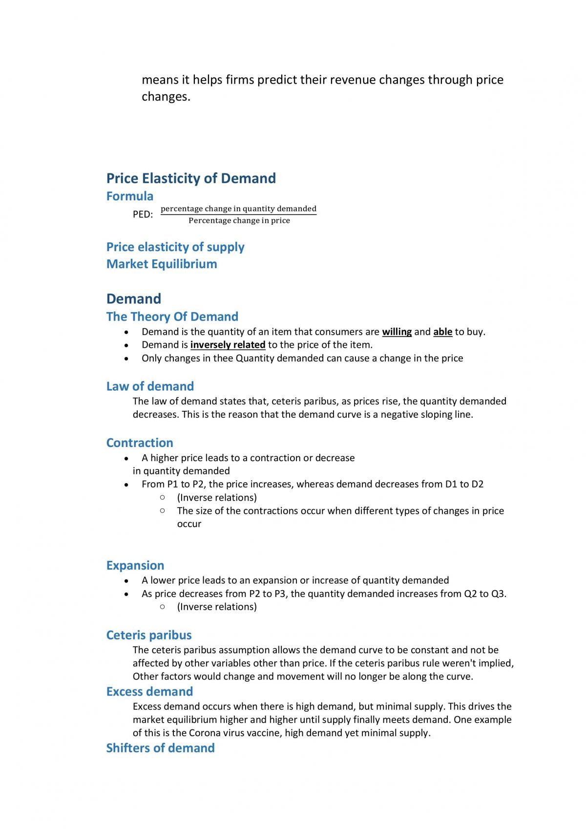 Unit 1 and 2 Study Notes Economics - Page 8