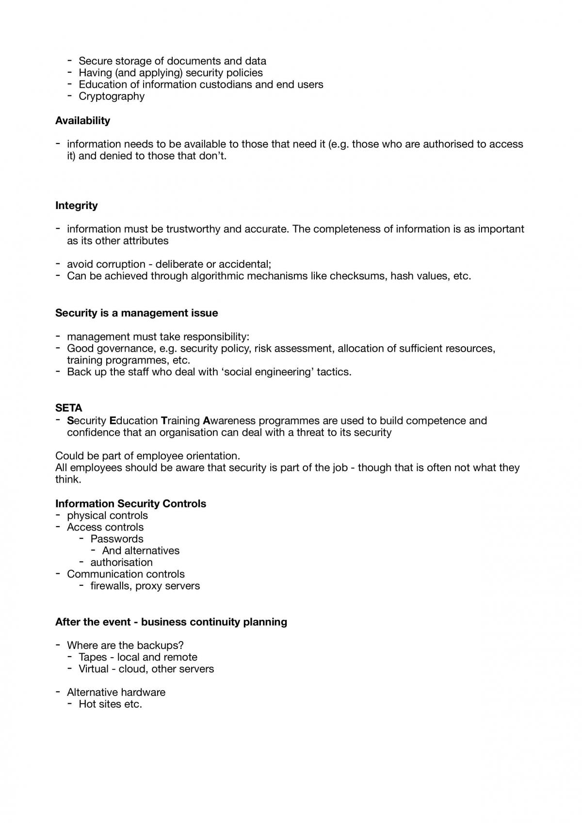 Introduction to Information Systems Notes - Page 24