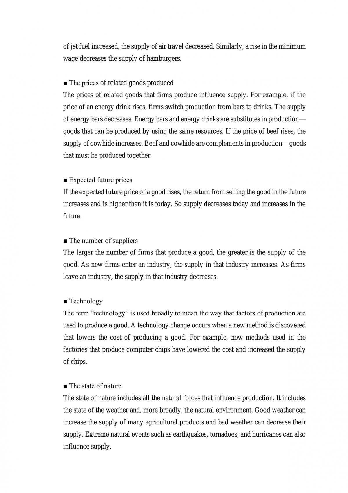 Microeconomics Study Notes - Page 12