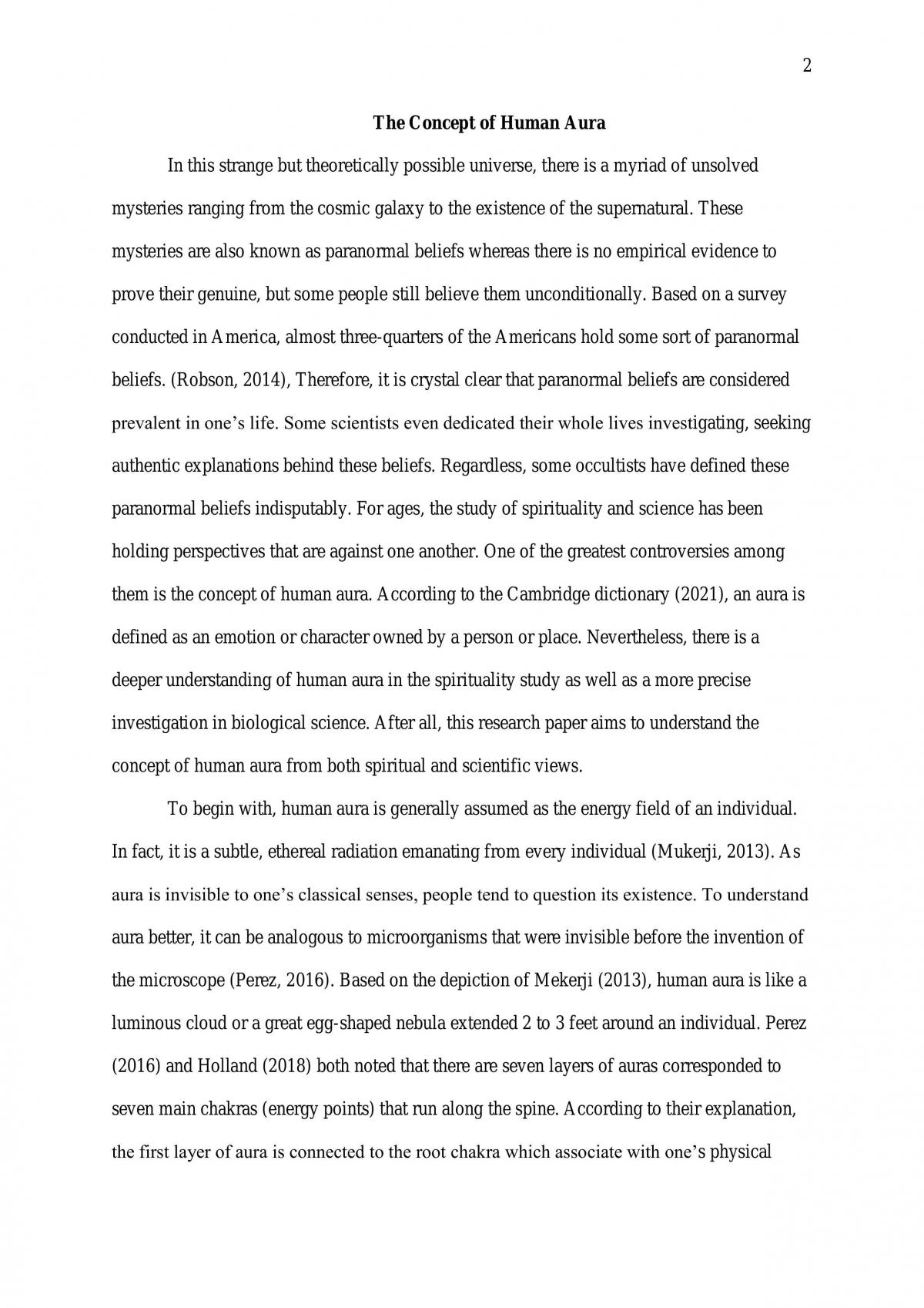 The Concept of Human Aura - Page 2
