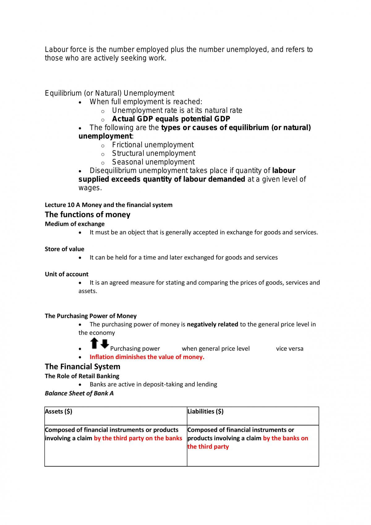 ECN 1014 - Micro and Macro Notes - Page 15