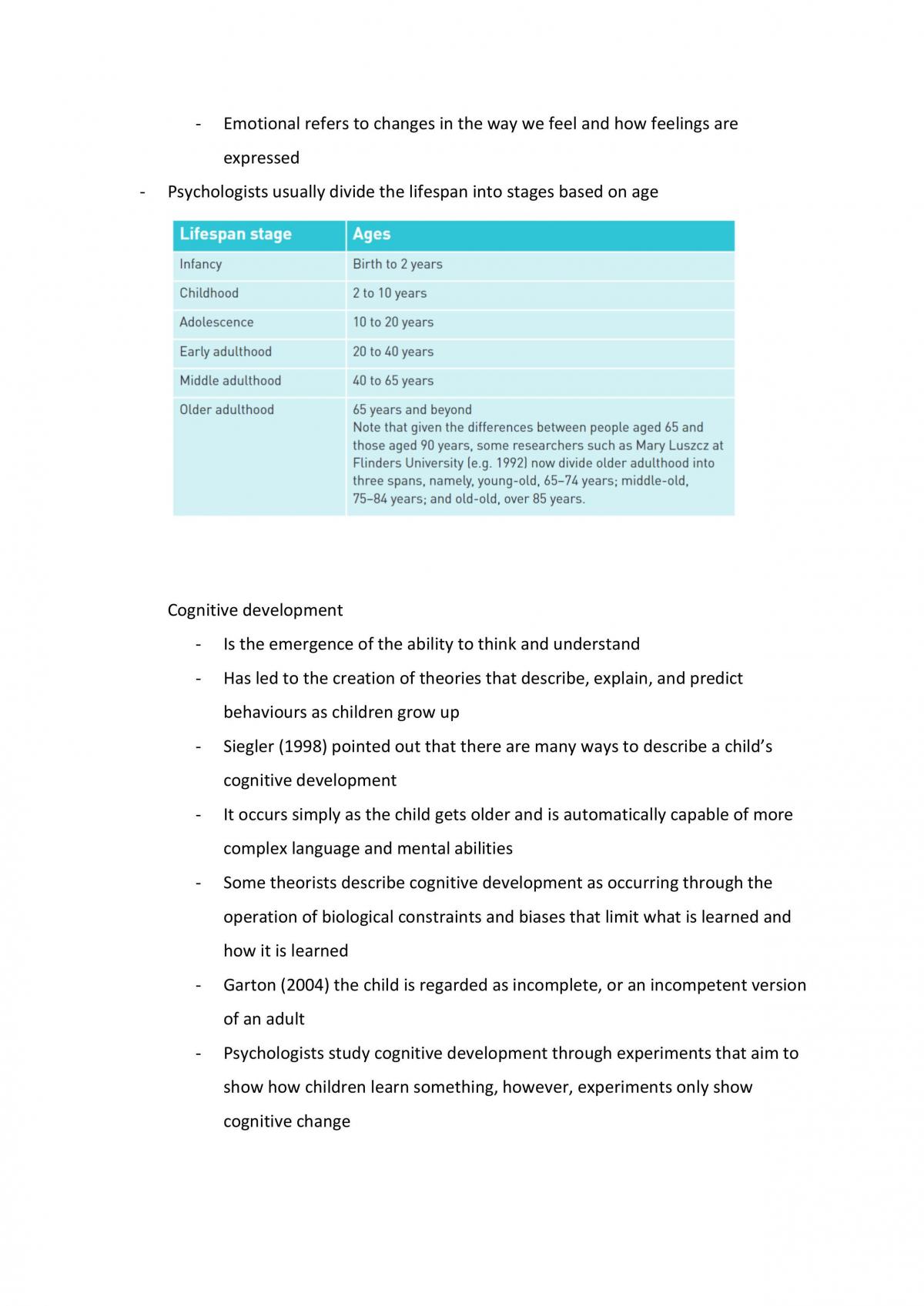 Psychology Unit 1 & 2 Notes  - Page 45