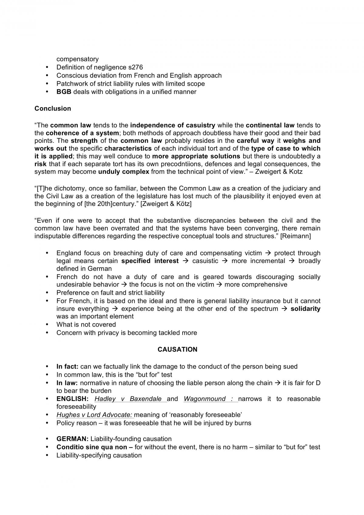 Comparative Legal Systems Study Notes - Page 69