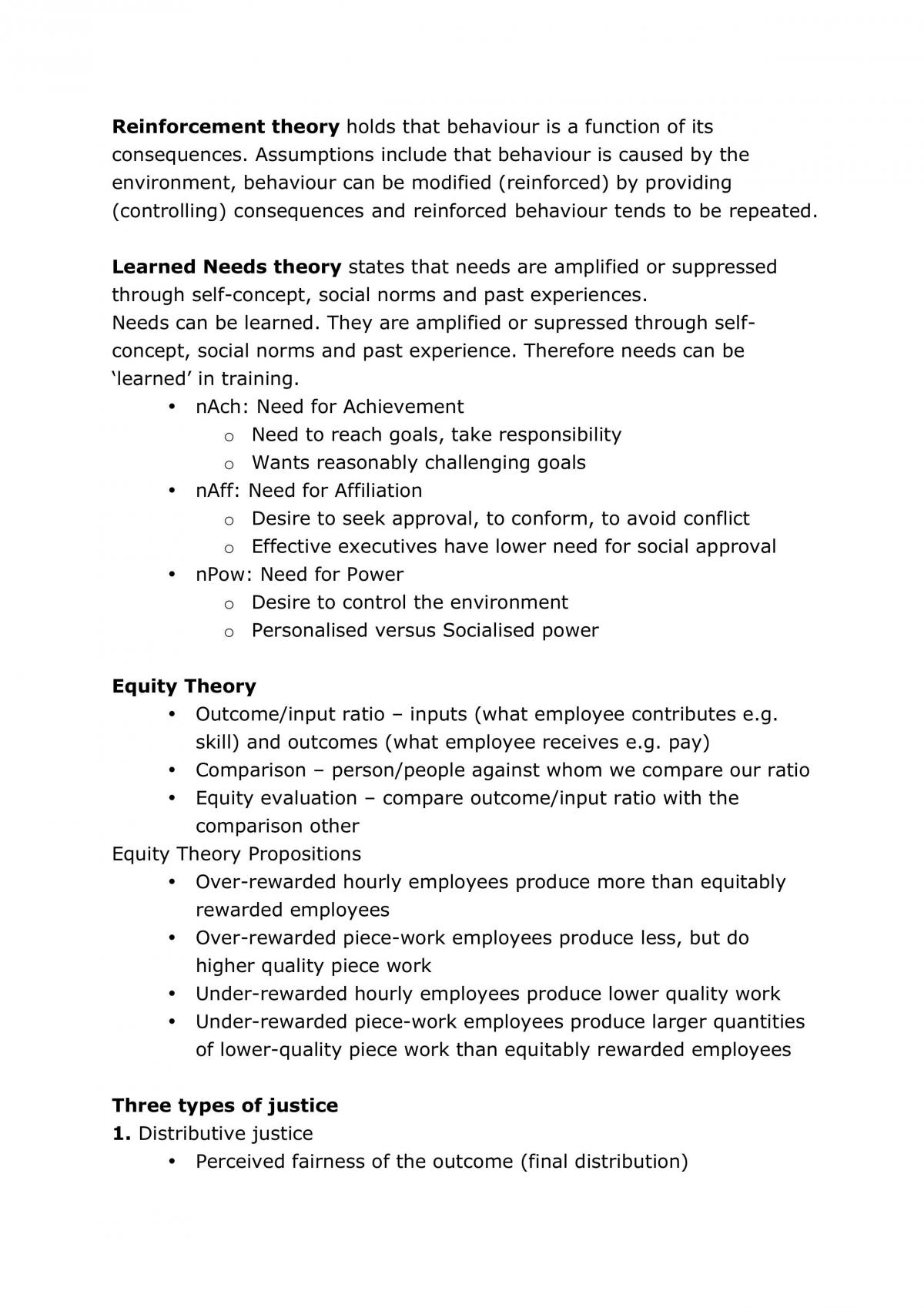 Organisational Behaviour Study Notes - Page 20