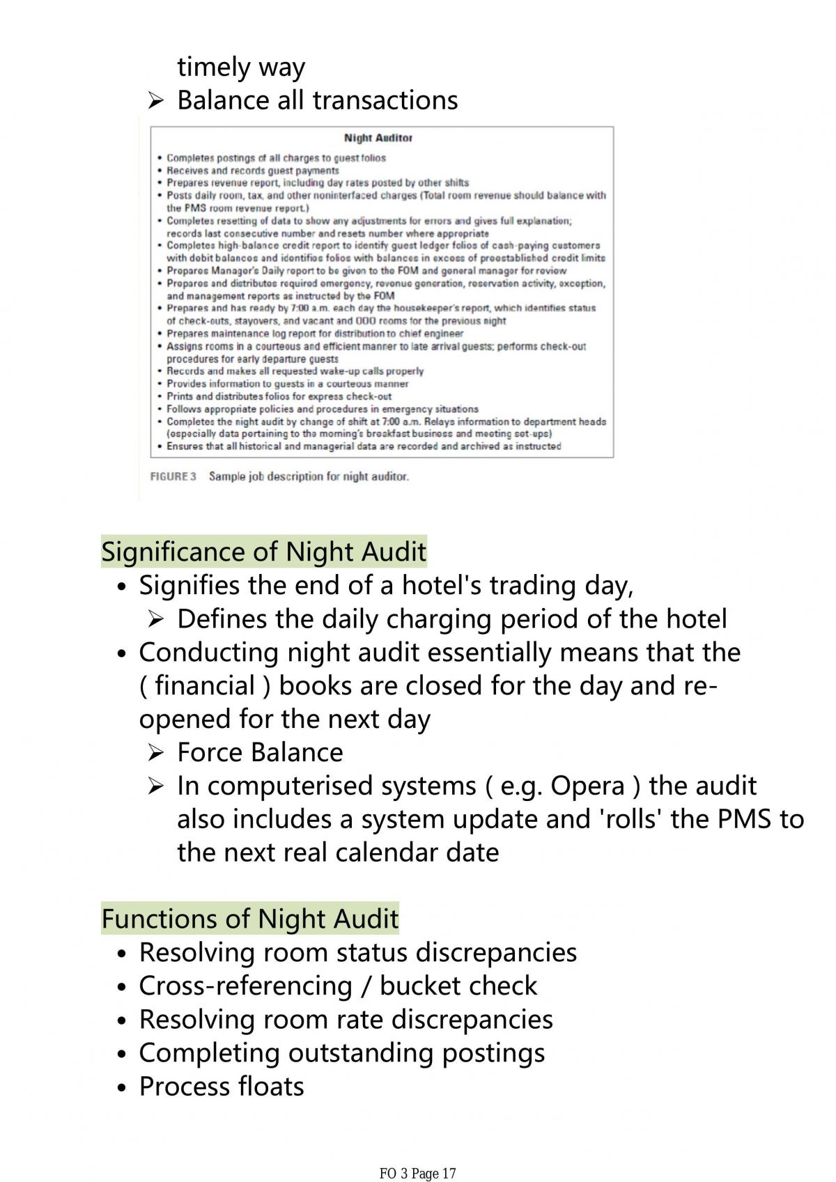 BHH 1093 - Front Office Operation Study Notes - Page 17