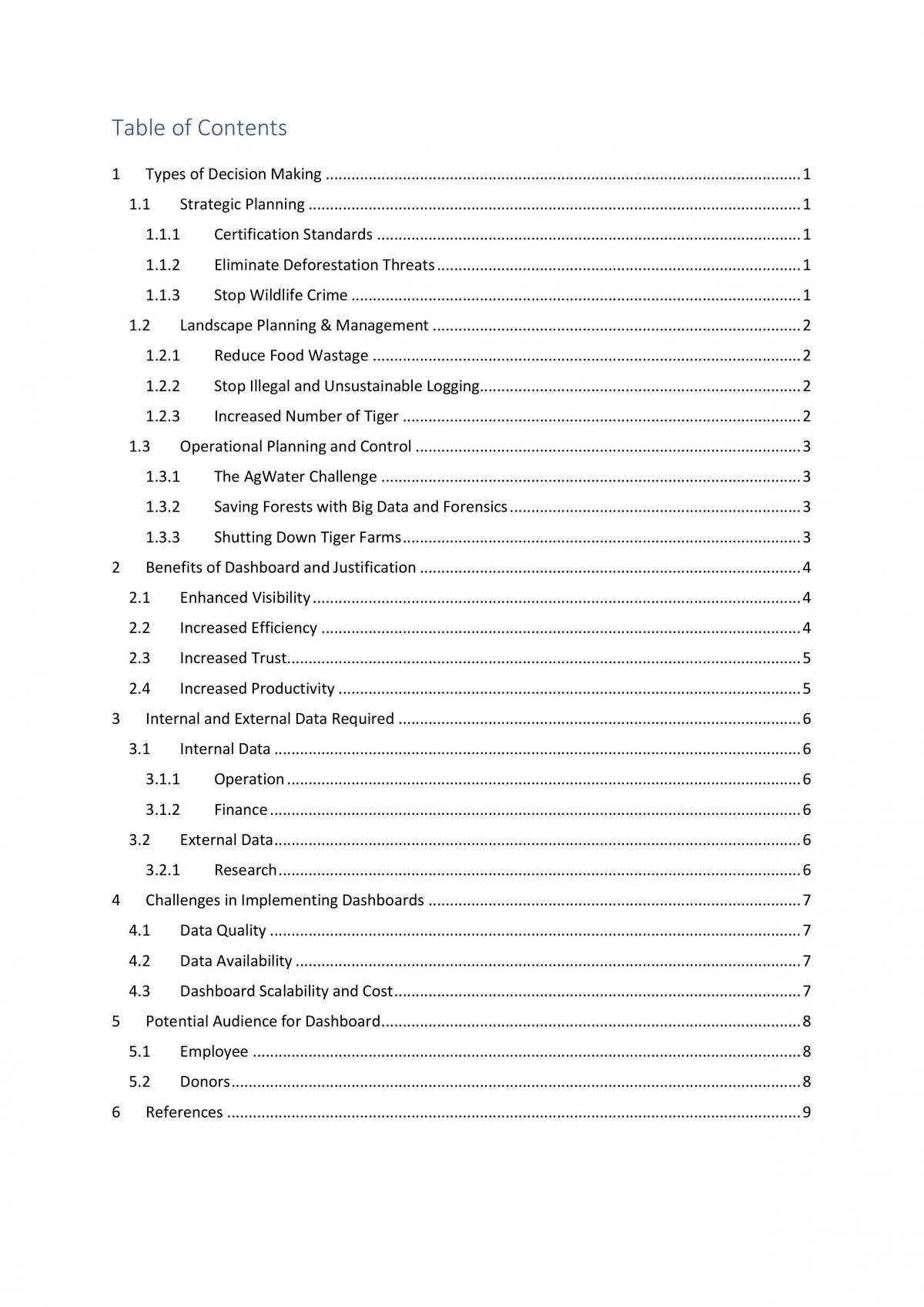 Business Intelligence Assignment - Page 2