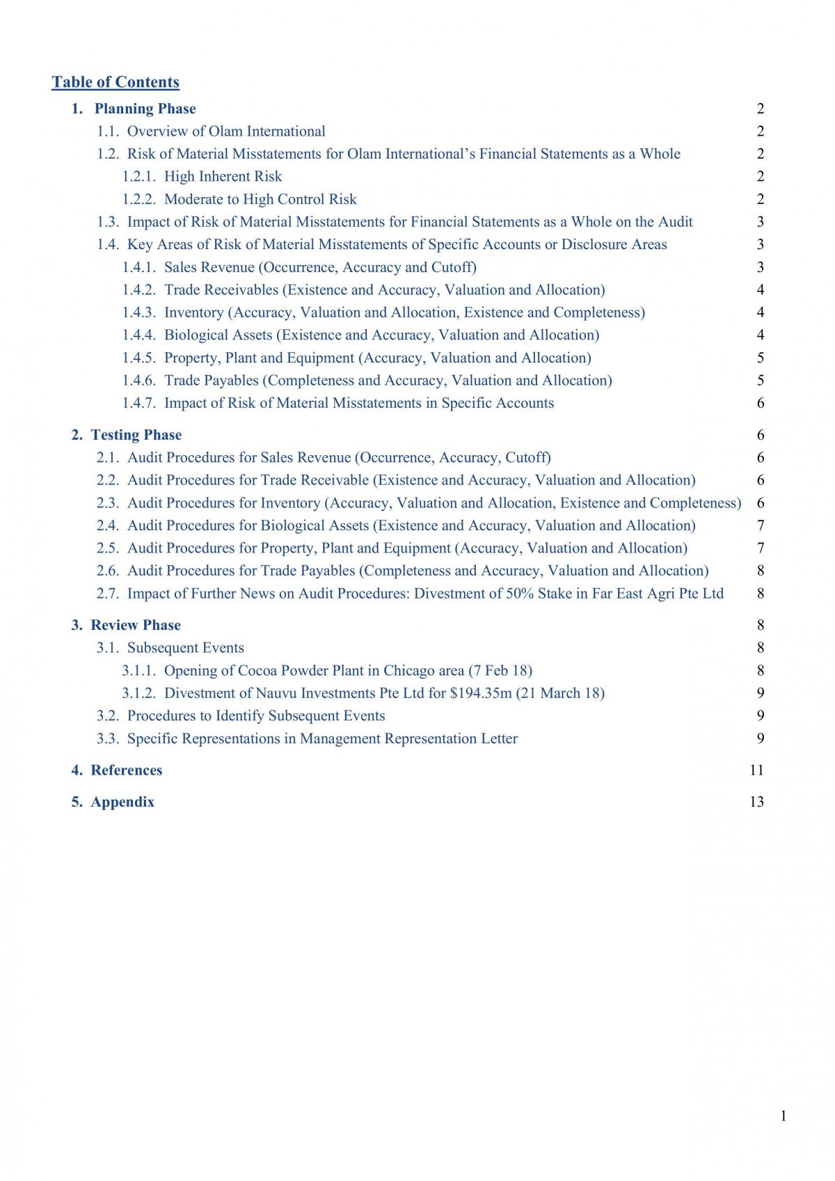 Audit Project - Page 2