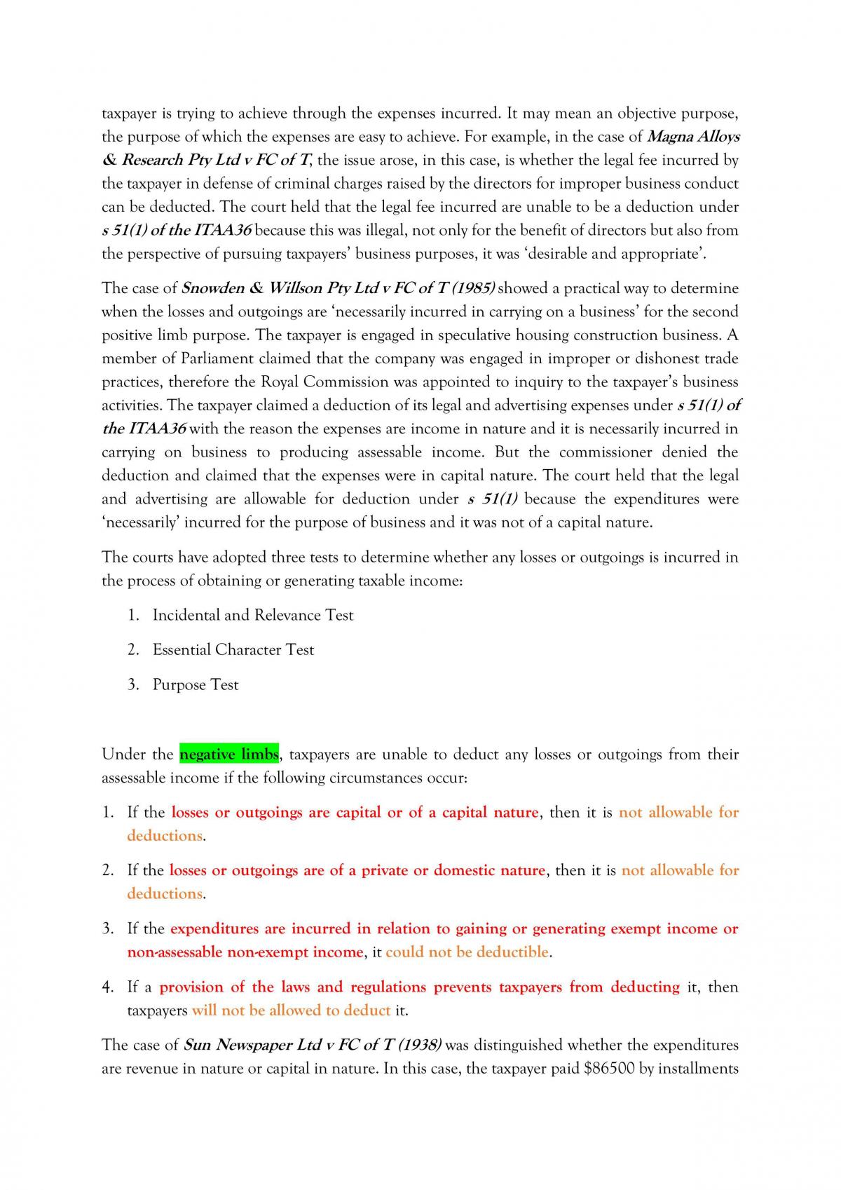 LAW315 Study Notes - Page 10