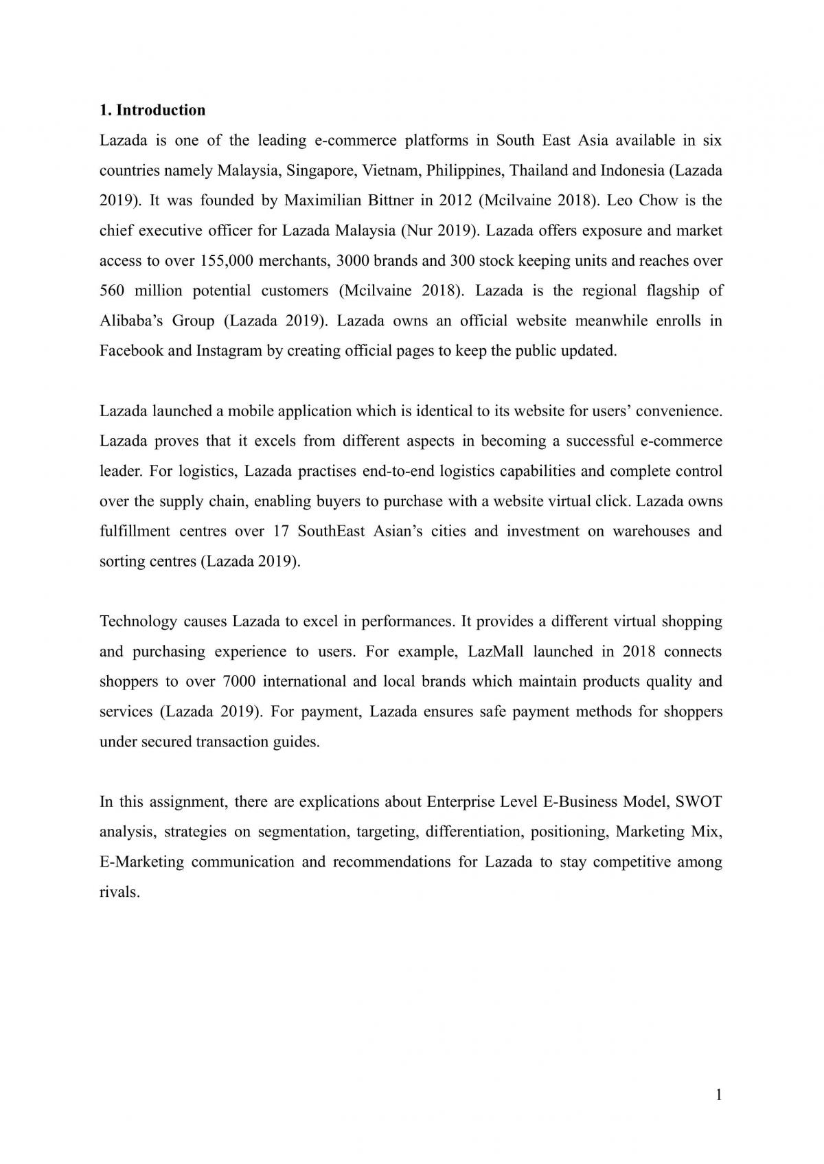 Analysis on Lazada - Page 2