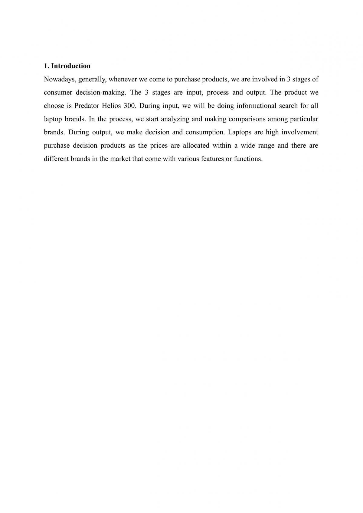 Consumer Behavior in high-end product purchase decision making - Page 2