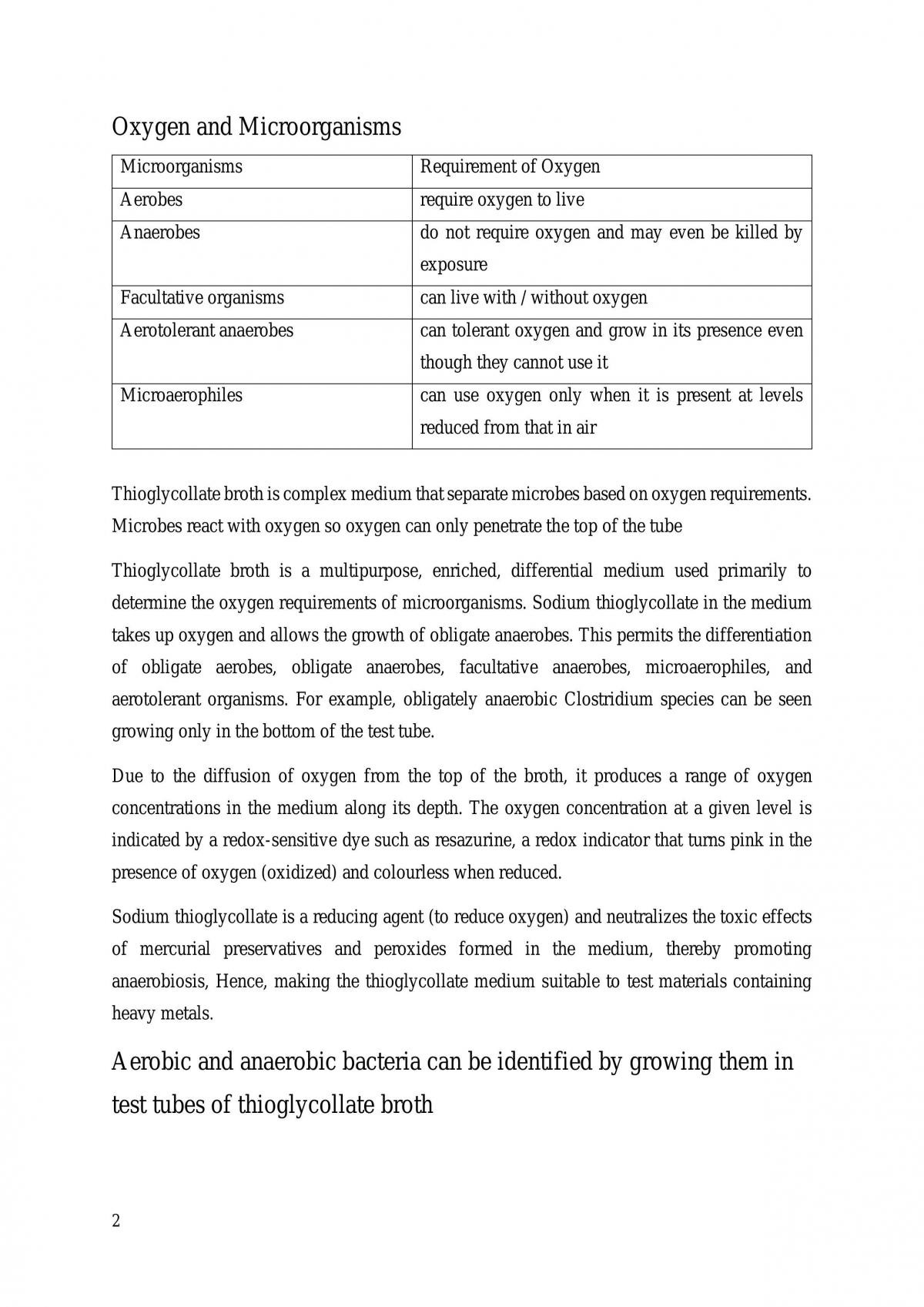 BOI207 Oxygen and Microorganisms - Page 2