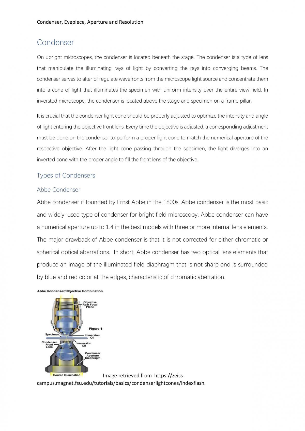 BOT205 Condenser, Eyepiece, Aperture and Resolution - Page 2