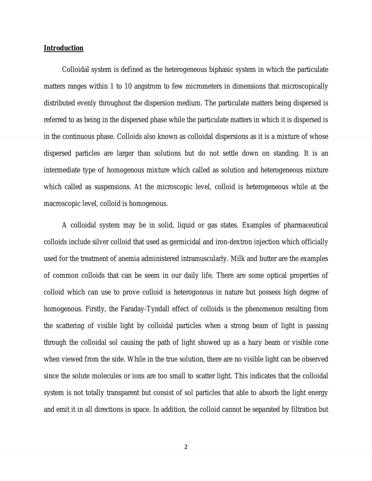 Assignement on Colloid  - Page 2