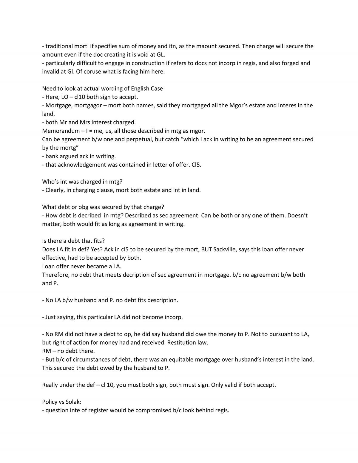 Property Law B Study Notes - Page 36