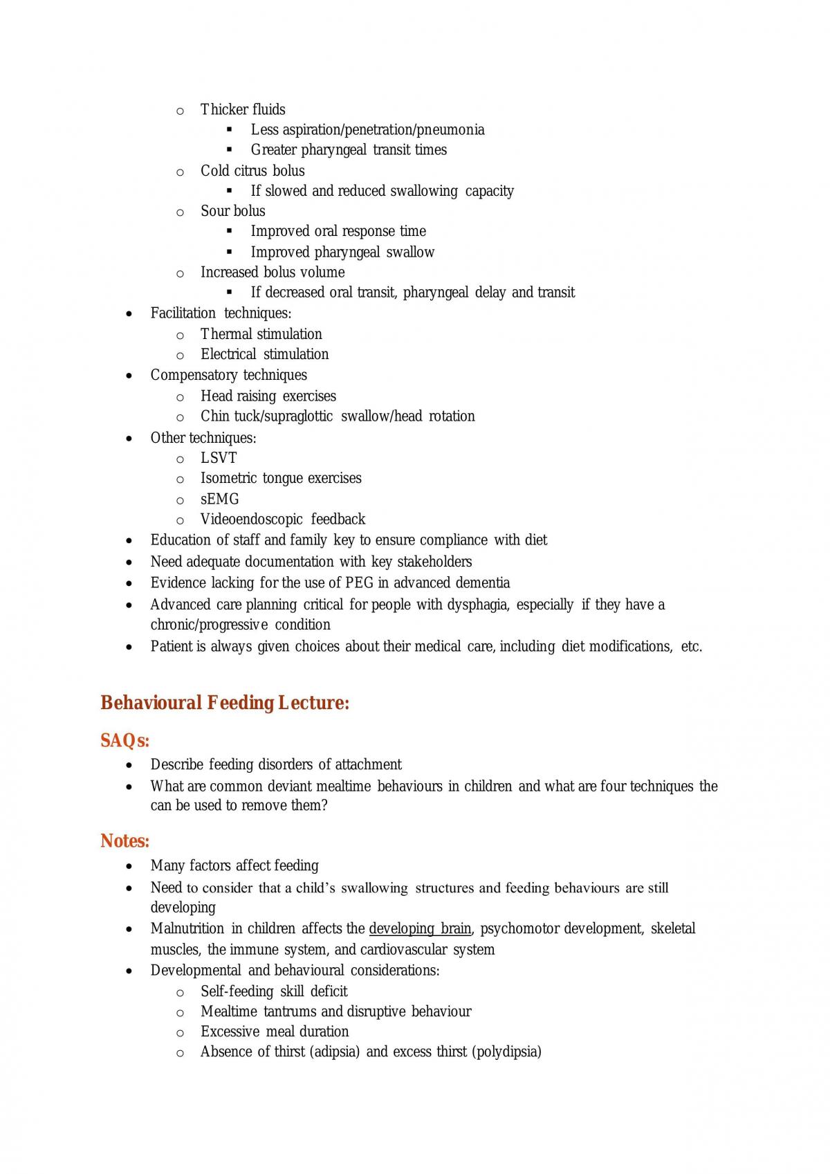 Swallowing and Voice Lecture Review Notes - Page 24