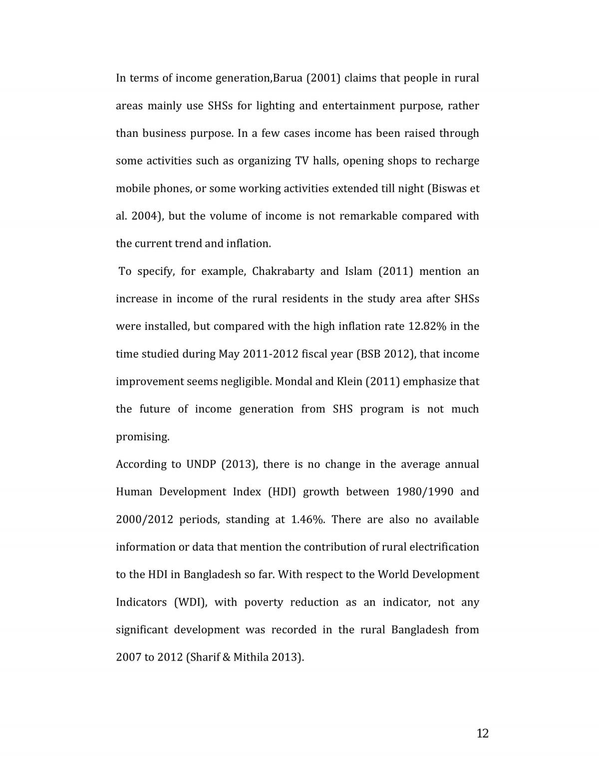 The case study of Solar Home System (SHS) installation - Page 12