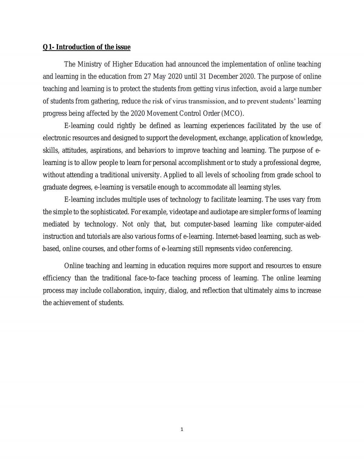 Online Teaching and Learning in Education - Page 2