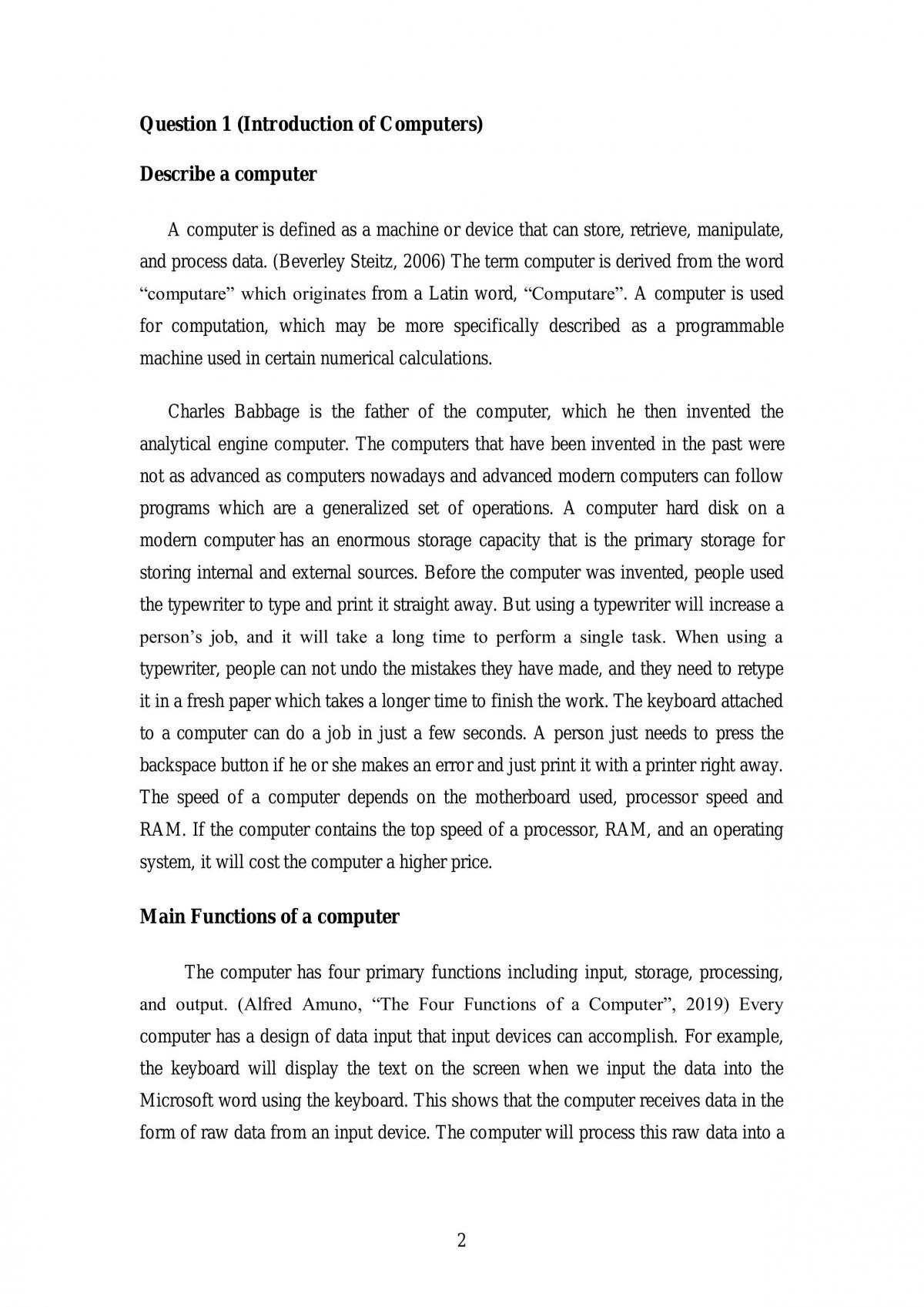 Introduction of Computers - Page 2