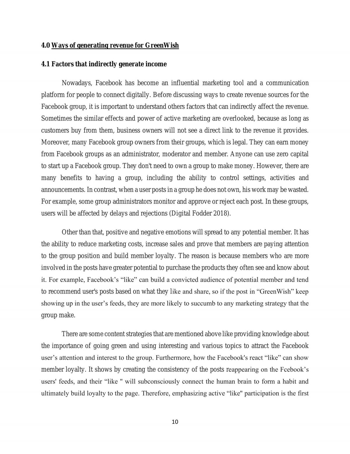 Objective of creating the group 