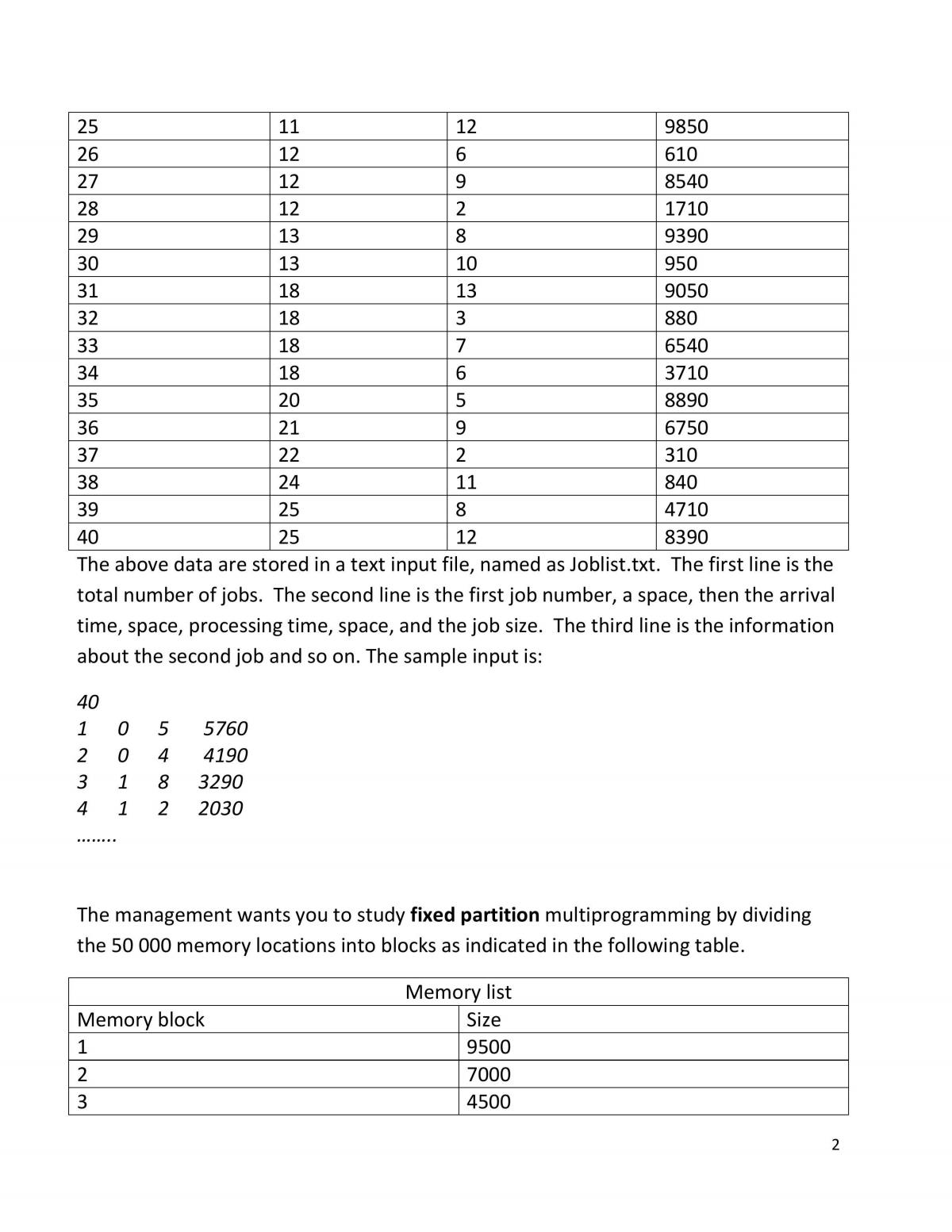 Assignment 1 - CST232 (1718) - Page 2