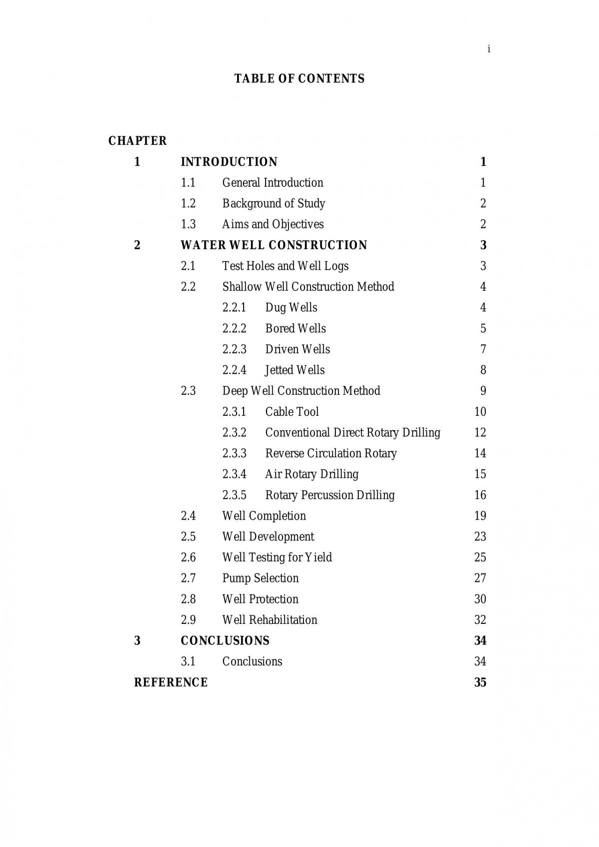 Study of Groundwater Well Construction - Page 2