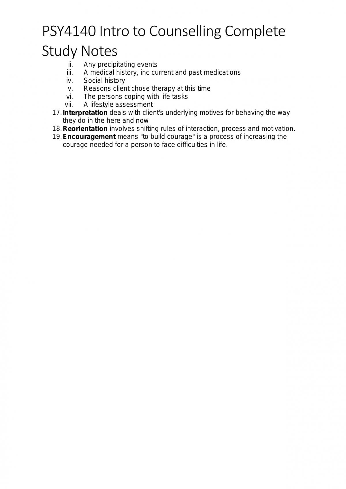 Introduction to Counselling Complete Study Notes - Page 13