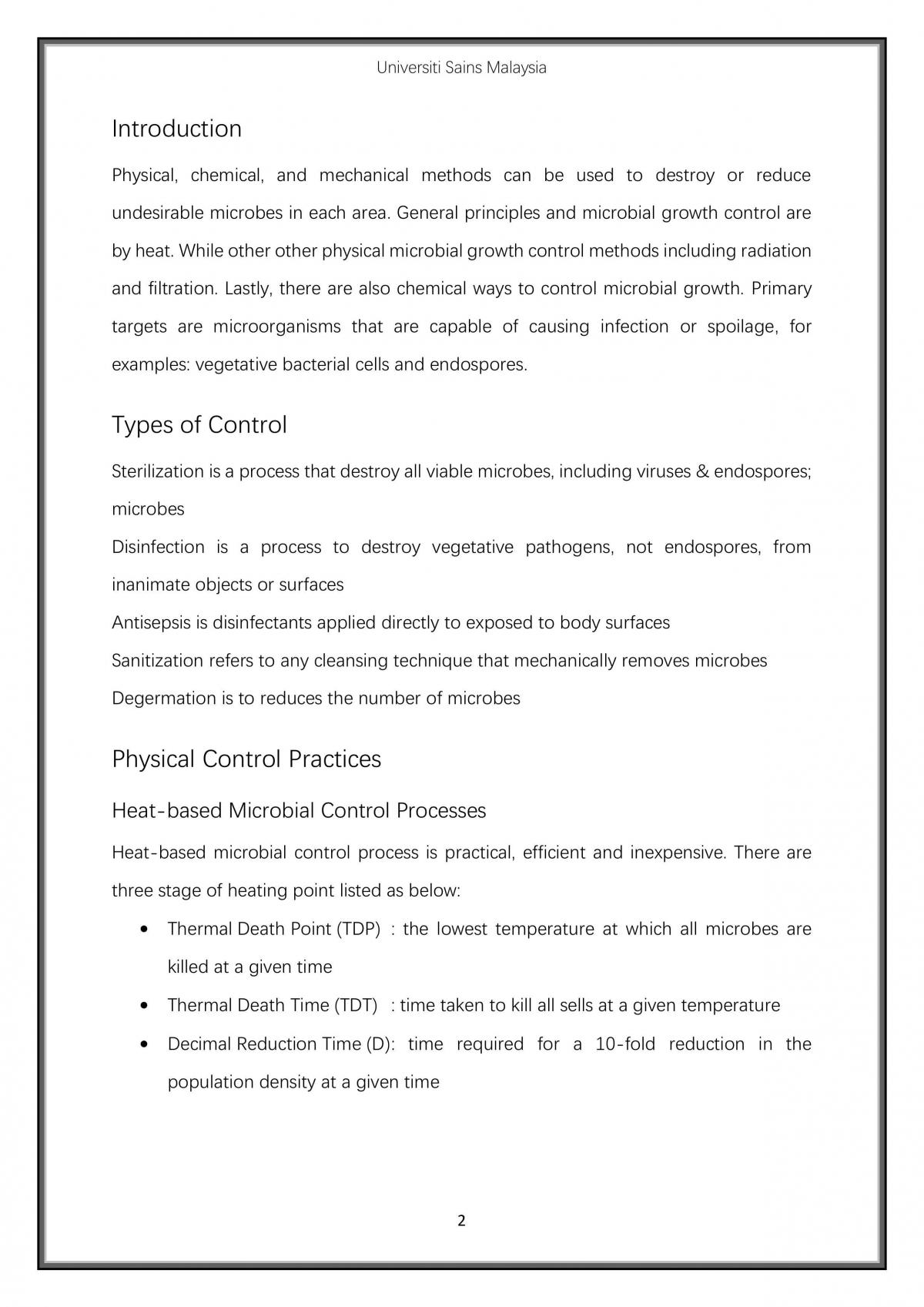 Microbial Growth Control - Page 2
