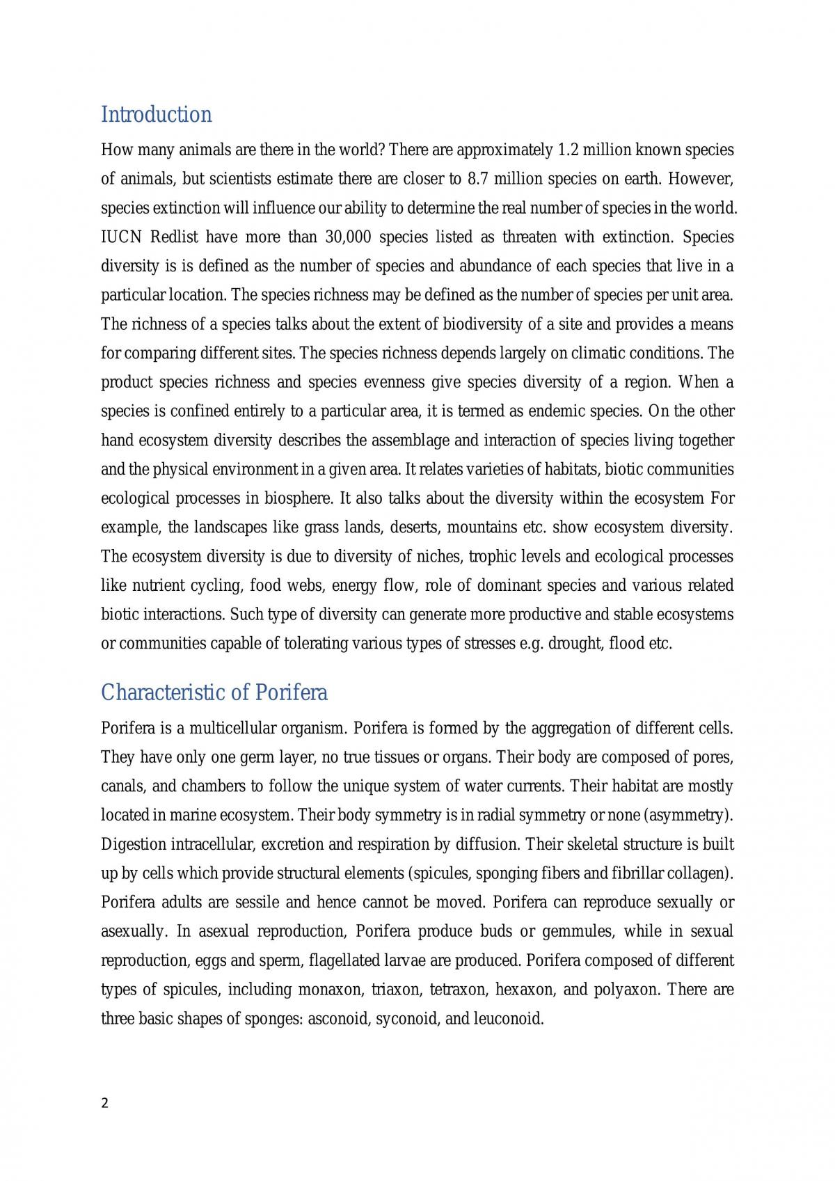 BOI115 Phylum Porifera - Page 2