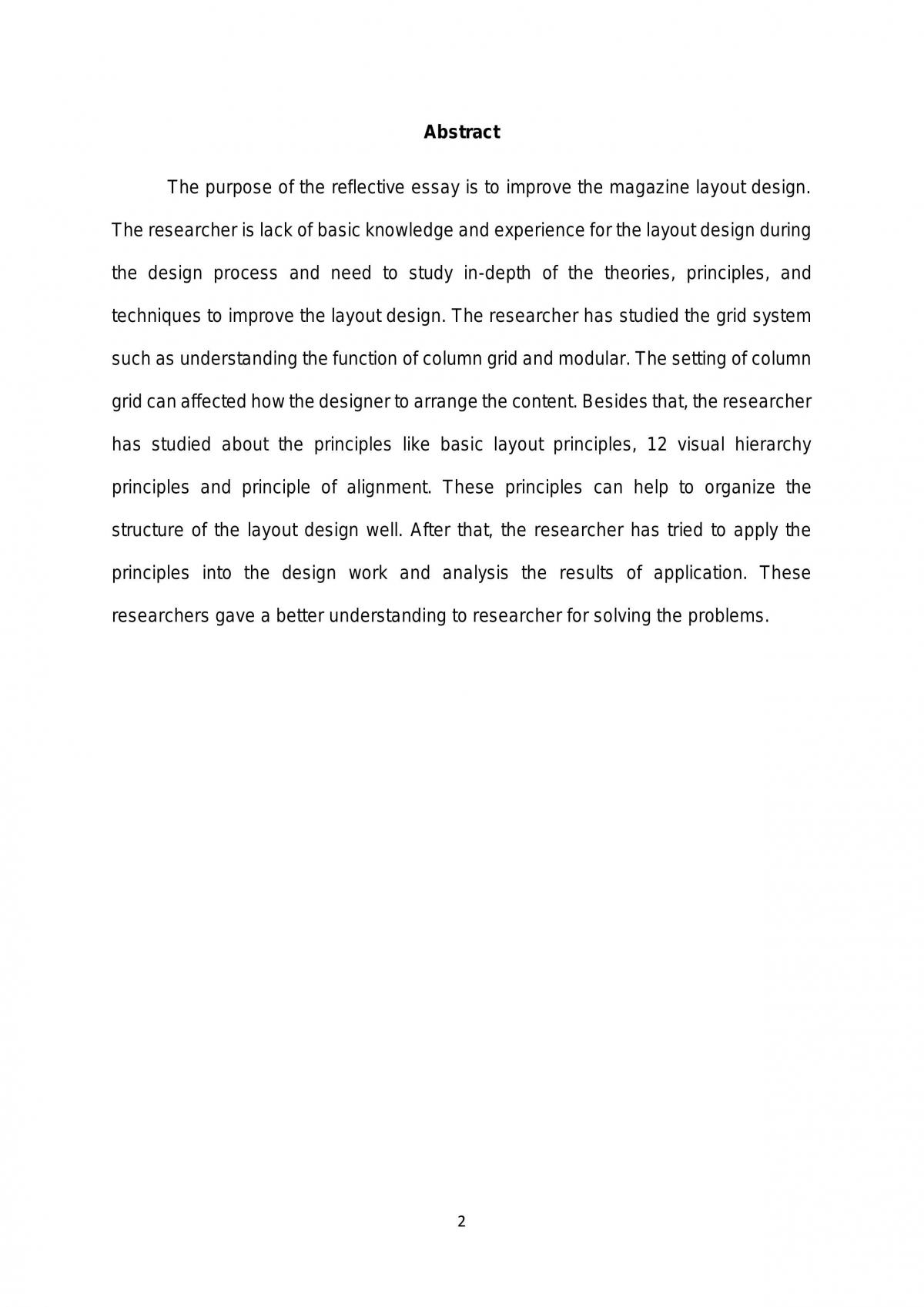 Reflective Note on Final Year Project Design Process - Page 2