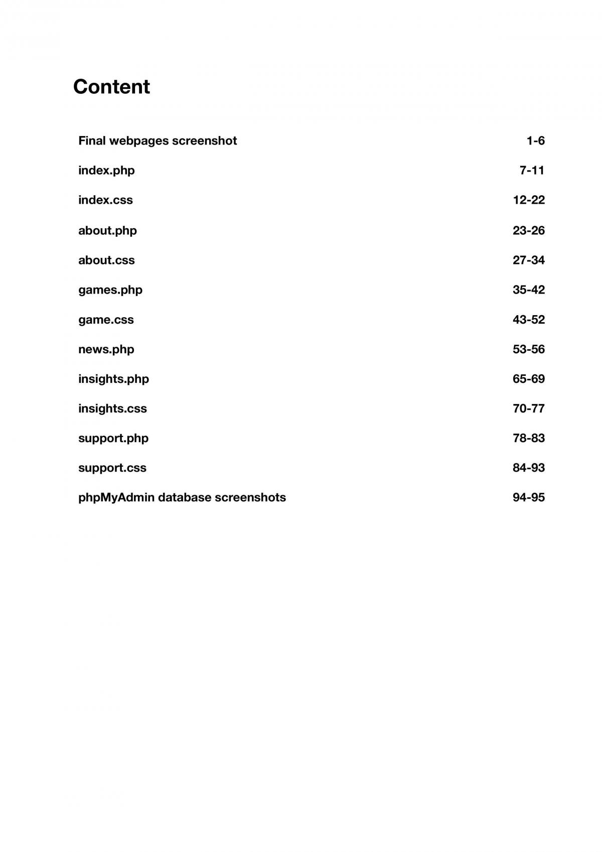 Documentation for Website Building - Page 2