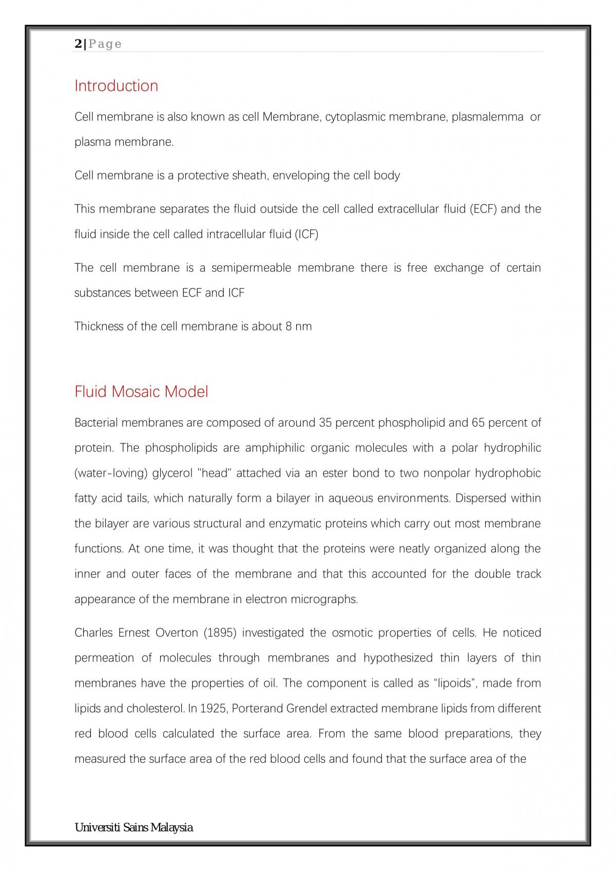 Cell Structure and Function in Bacteria and Archaea - Page 2