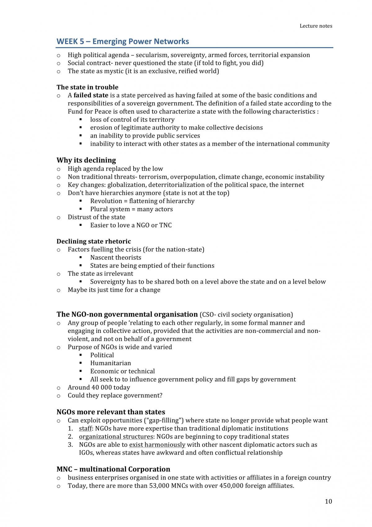 Notes  - Page 10