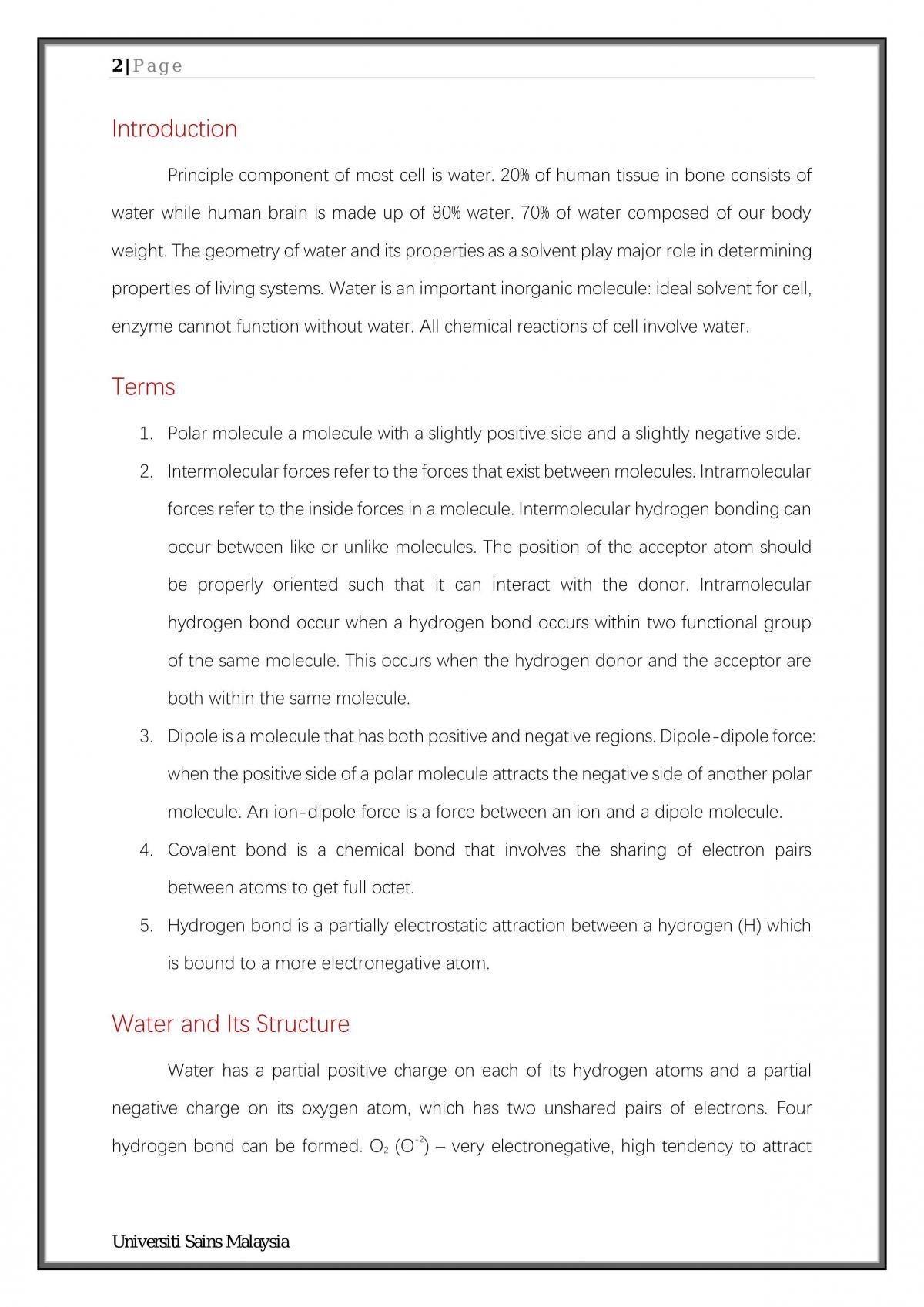 Water and Buffer - Page 2