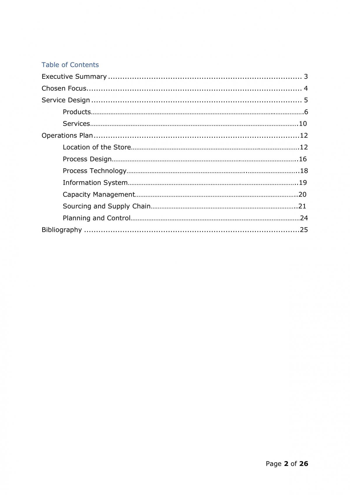 MODE: Develop an operations plan to establish and manage a new retail store in Malaysia  - Page 2