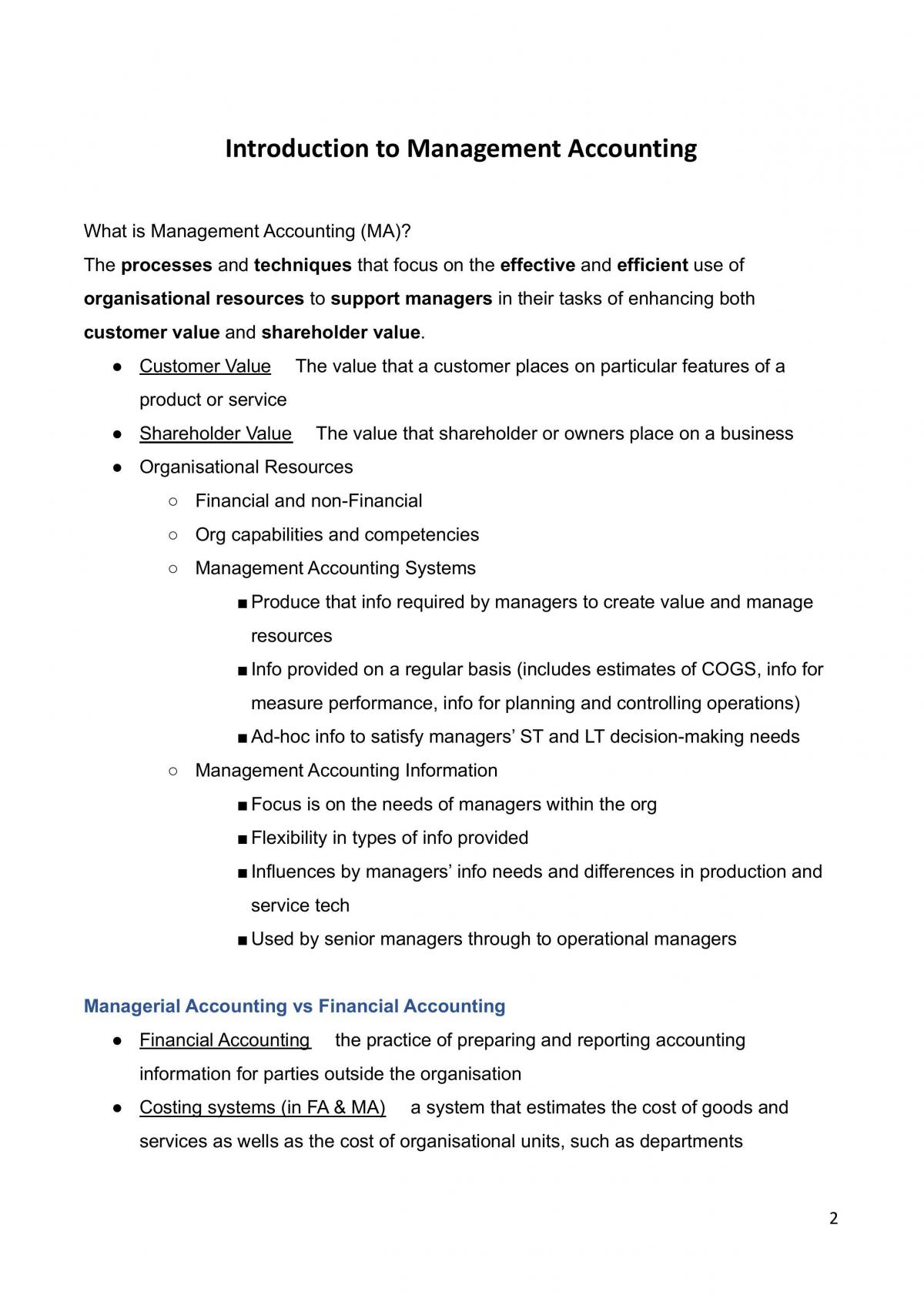 ACC2706 Full set of summary notes - Page 2