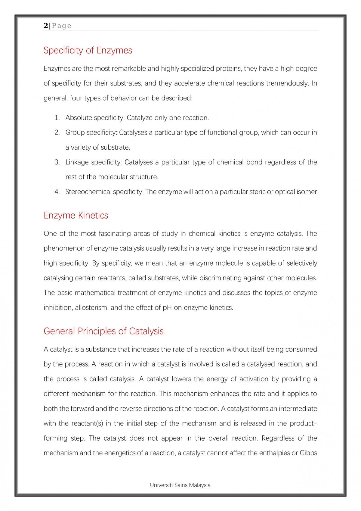 Enzyme Kinetic - Page 2